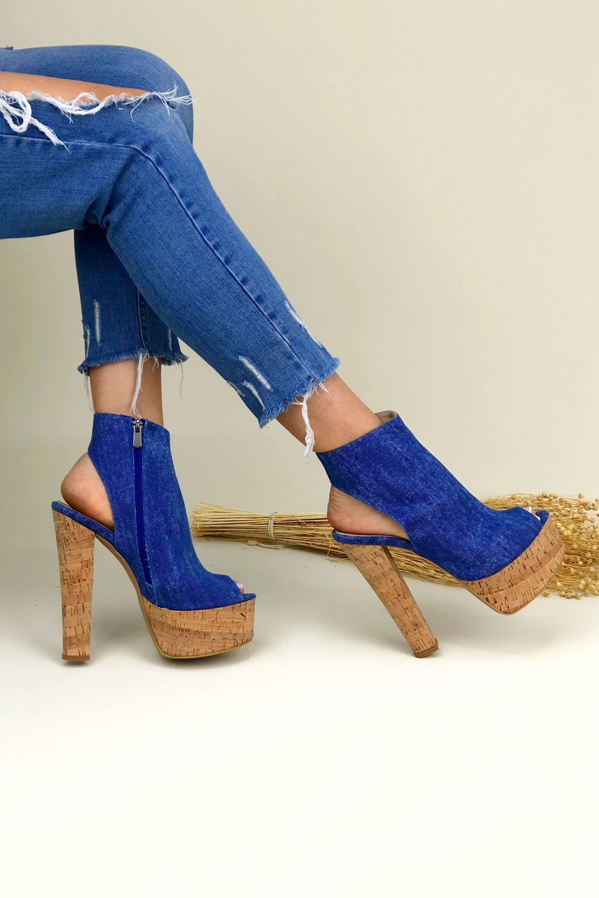 Tonya Kot - Mantar Kadın Platform Ayakkabı
