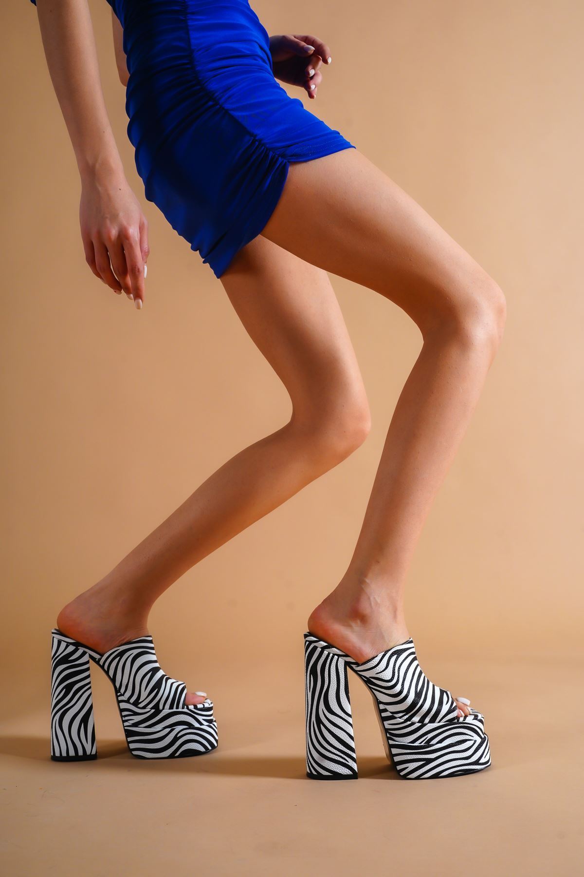 Victoria Zebra  Platform Kadın Ayakkabı