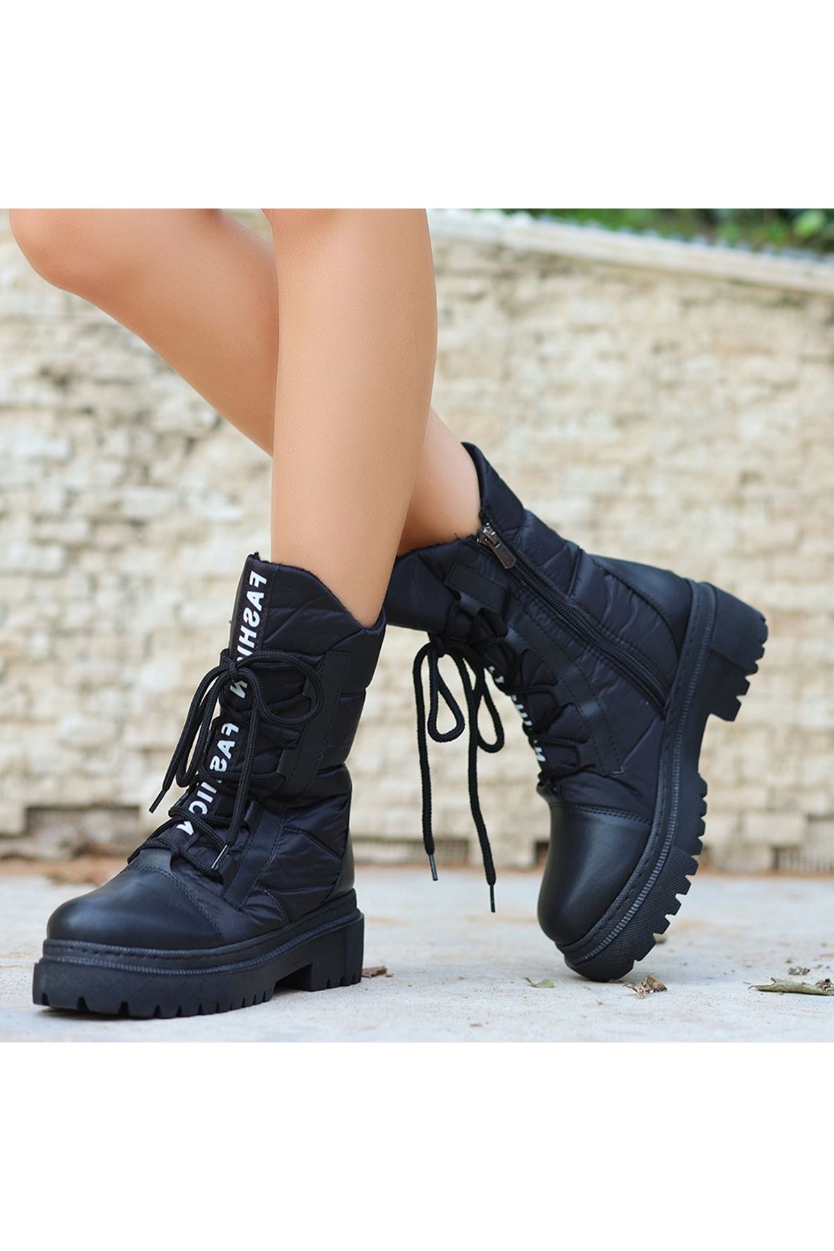 Bold Siyah Cilt Kar Botu