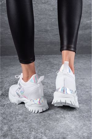 Nicole  White  Gizli Topuk Kadın Spor Ayakkabı