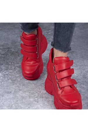 Andre kırmızı Gizli Topuklu Spor Ayakkabı