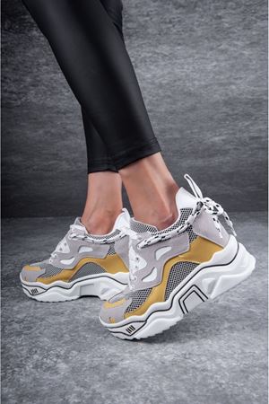 Rosa Gizli Topuklu Spor Ayakkabı