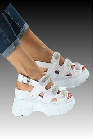 Titan Dolgu Topuklu  Sandalet