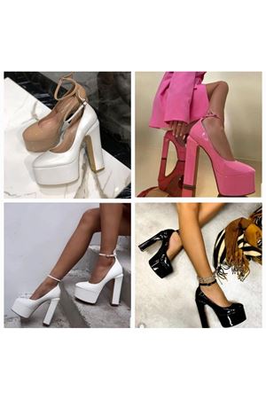 Foxy Rugan Platform Ayakkabı