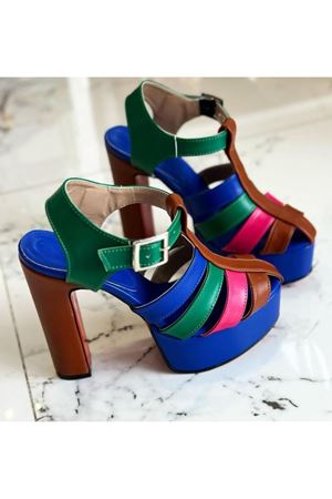 Dance Of Mix Platformlu Sandalet