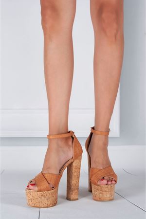 Cherish Turuncu/Mantar Platform Kadın Ayakkabı