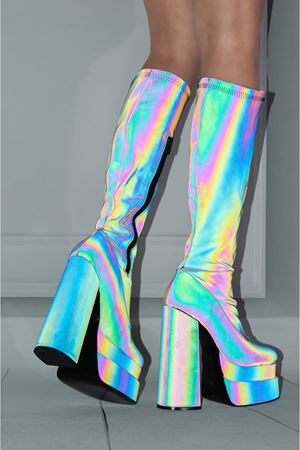 Bayonn Reflöktör Çift Platform Özel Tasarım Kadın Ayakkabı