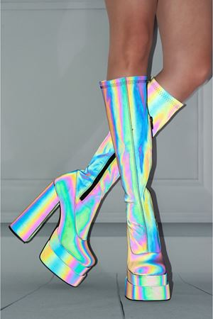 Bayon Reflöktör Çift Platform Özel Tasarım Kadın Ayakkabı