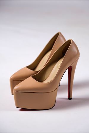 Platform Özel Tasarım Topuklu Kadın Ayakkabı Chika