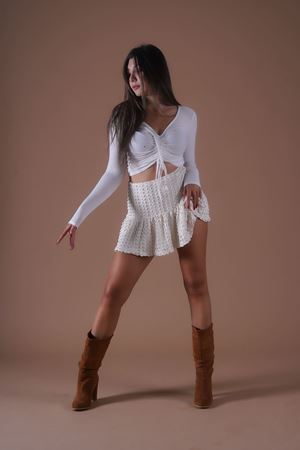 Taba Kalde Körüklü Kısa Kadın Kadın Çizme