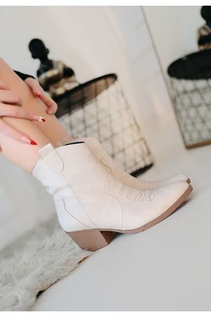 Akver Bej Nubuk Topuklu Bot