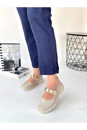 Okira Bej Rugan Oxford Ayakkabı