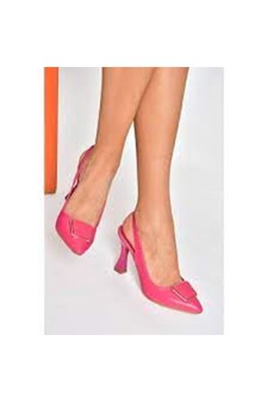 Pıert Fuşya Cilt Topuklu Ayakkabı