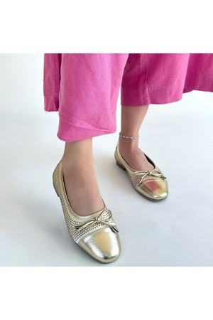 Etya Gold Cilt Babet Ayakkabı