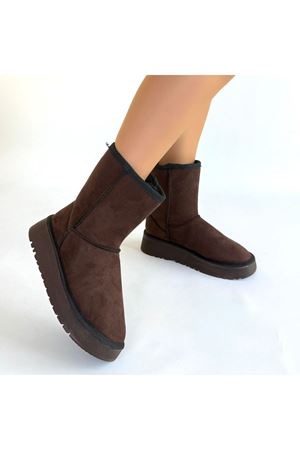 Sophia Kahverengi Süet Bot