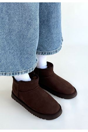 Elsa Kahverengi Süet Bot