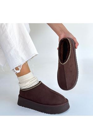 Foyk Kahverengi Süet Bot