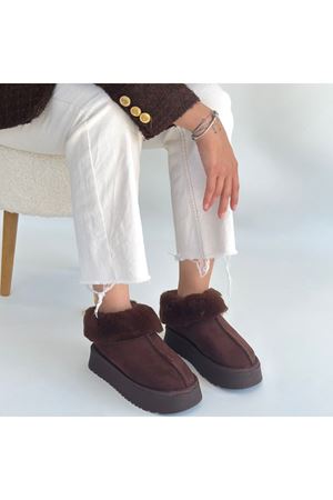 Edali Kahverengi Süet Bot