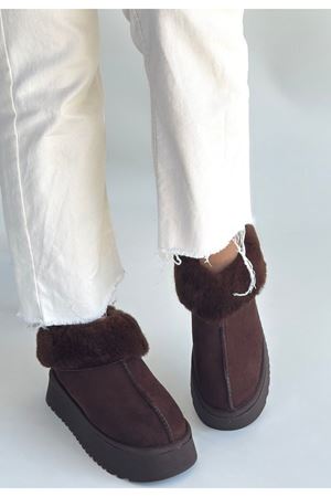 Edali Kahverengi Süet Bot