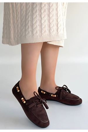 Elora Kahve Süet Babet