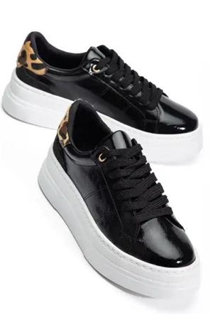 Jetan Siyah Rugan Bağcıklı Spor Ayakkabı